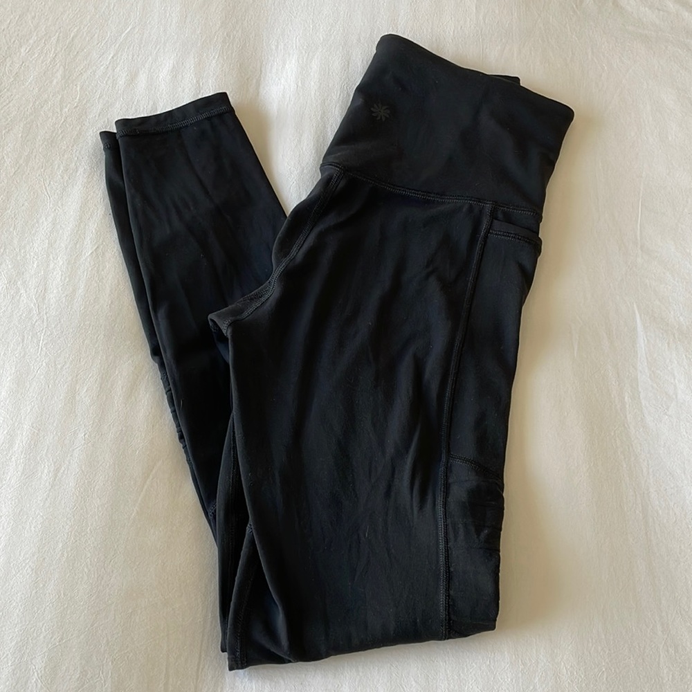Athleta Black Moto Leggings